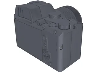 Sony A7 III Camera 3D Model preview