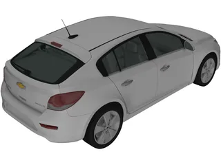 Chevrolet Cruze Hatchback (2012) 3D Model preview