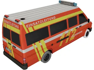 Feuerwehr ELW 3D Model preview