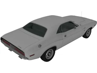 Dodge Challenger (1970) 3D Model preview