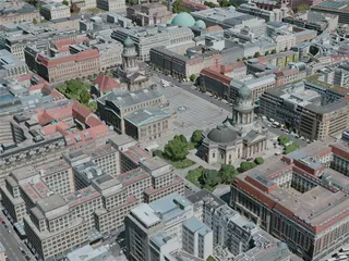 Berlin City, Germany (2020) 3D Model preview
