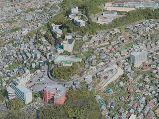 Nagasaki City, Japan (2020) 3D Model preview