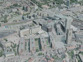 Eindhoven City, Netherlands (2020) 3D Model preview