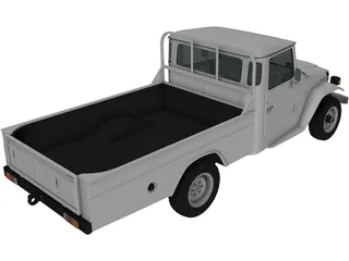 Toyota Land Cruiser Pickup (1979) 3D Model preview