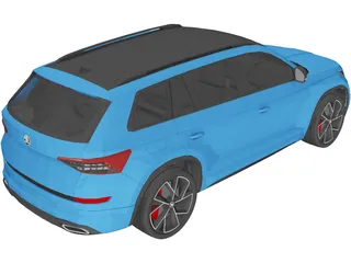 Skoda Kodiaq RS (2020) 3D Model preview