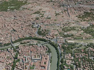 Rome City, Italy (2020) 3D Model preview