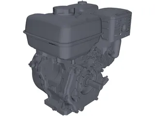 Honda GX270 Engine 3D Model preview