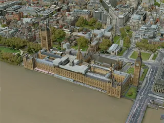 London City, UK (2020) 3D Model preview