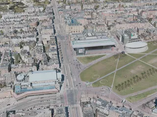 Amsterdam City, Netherlands (2020) 3D Model preview