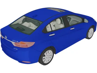 Honda City (2014) 3D Model preview