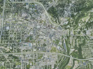 Akron City, USA (2020) 3D Model preview