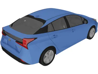 Toyota Prius TE (2019) 3D Model preview