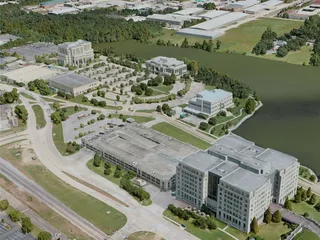 Baton Rouge City, LA, USA (2020) 3D Model preview