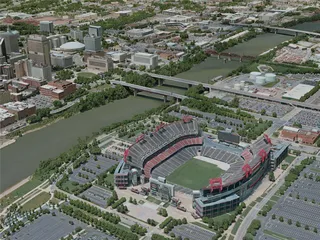 Nashville City, USA (2020) 3D Model preview