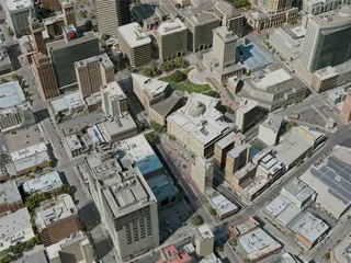 Oakland City, USA (2020) 3D Model preview