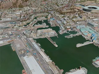 Cape Town City, South Africa (2020) 3D Model preview