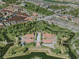 Copenhagen City, Denmark (2020) 3D Model preview