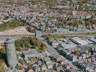 Augsburg City, Germany (2020) 3D Model preview