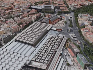 Madrid City, Spain (2020) 3D Model preview
