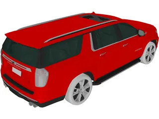 Chevrolet Suburban (2020) 3D Model preview