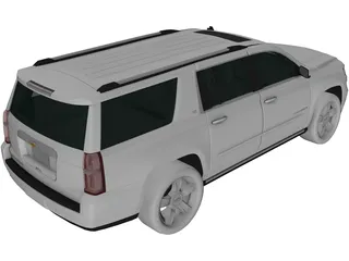 Chevrolet Suburban LTZ (2018) 3D Model preview