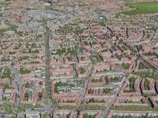 Hanover City, Germany (2020) 3D Model preview