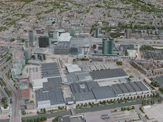 Utrecht City, Netherlands (2020) 3D Model preview