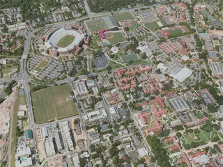 Tallahassee City, USA (2020) 3D Model preview