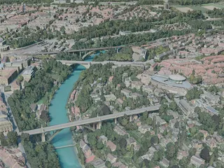 Bern City, Switzerland (2020) 3D Model preview