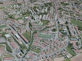 Braga City, Portugal (2020) 3D Model preview