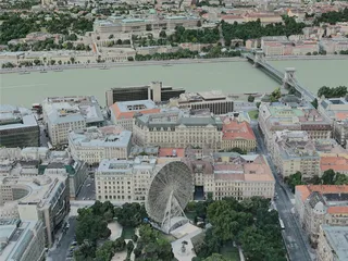 Budapest City, Hungary (2020) 3D Model preview