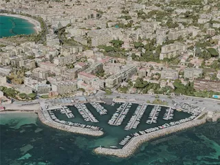 Cannes City, France (2020) 3D Model preview