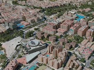 Granada City, Spain (2020) 3D Model preview
