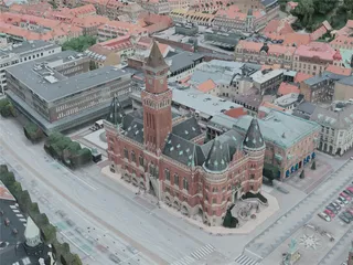 Helsingborg City, Sweden (2020) 3D Model preview