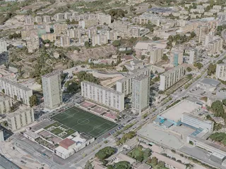 Ajaccio City, France (2020) 3D Model preview