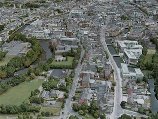 Cork City, Ireland (2020) 3D Model preview