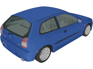 Mitsubishi Colt (1998) 3D Model preview