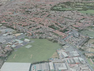 Blackpool City, UK (2020) 3D Model preview