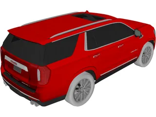 GMC Yukon Denali (2021) 3D Model preview