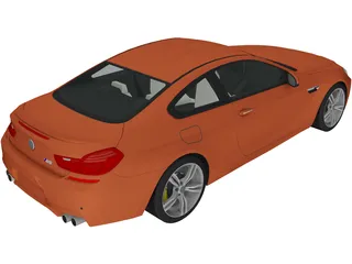 BMW M6 (2015) 3D Model preview