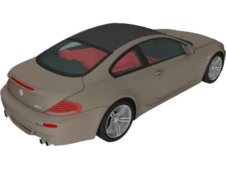 BMW M6 (2010) 3D Model preview