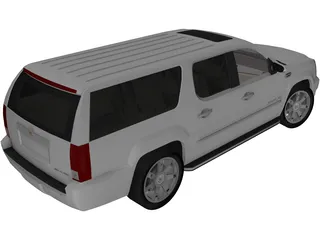 Cadillac Escalade ESV (2008) 3D Model preview