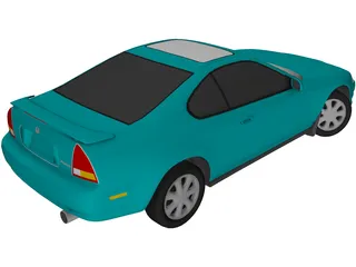 Honda Prelude (1993) 3D Model preview