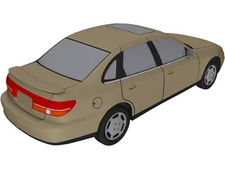 Saturn LS (2000) 3D Model preview
