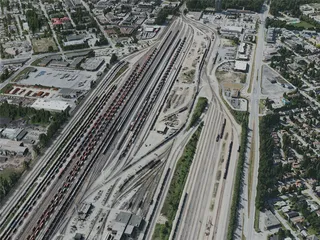 Coquitlam City, Canada (2020) 3D Model preview