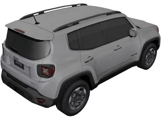 Jeep Renegade (2016) 3D Model preview