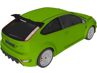 Ford Focus RS (2009) 3D Model preview