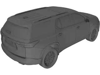 Chevrolet Traverse High Country (2020) 3D Model preview