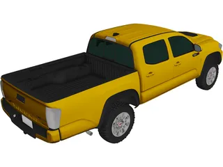 Toyota Tacoma Double Cab  (2017) 3D Model preview