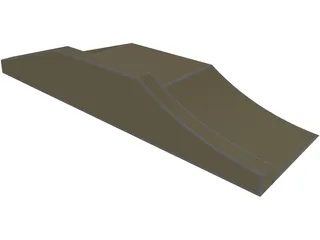 Ramp for Skeating 3D Model preview
